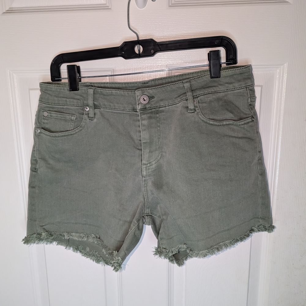 Armani Exchange Olive Jean Shorts